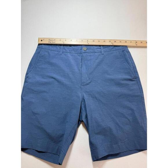 Faherty All Day Shorts 33 Navy Blue Drawstring Outdoor Beach Travel Chino - Picture 5 of 6